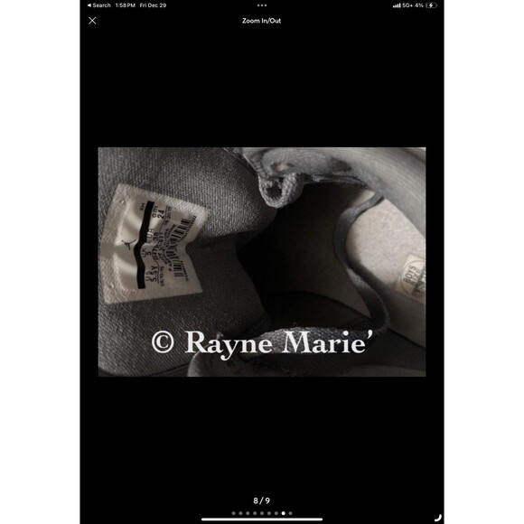 Air Jordan 1 Retro Mid GS 'Cool Grey Wolf Grey  Kids size 5.5  Fits women size 7 - Picture 8 of 9